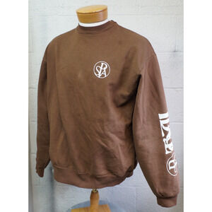 Total Luxury Spa Brown Sweatshirt Size Large